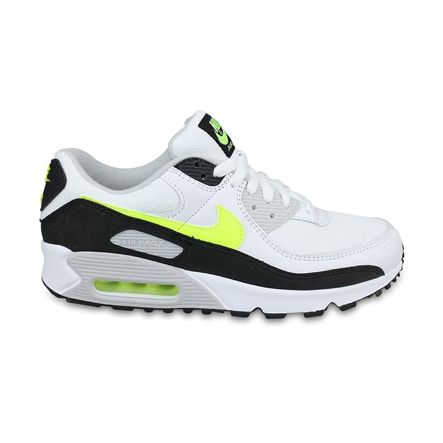 Amazon.com | Nike Unisex Air Max 90 Leather Textile White